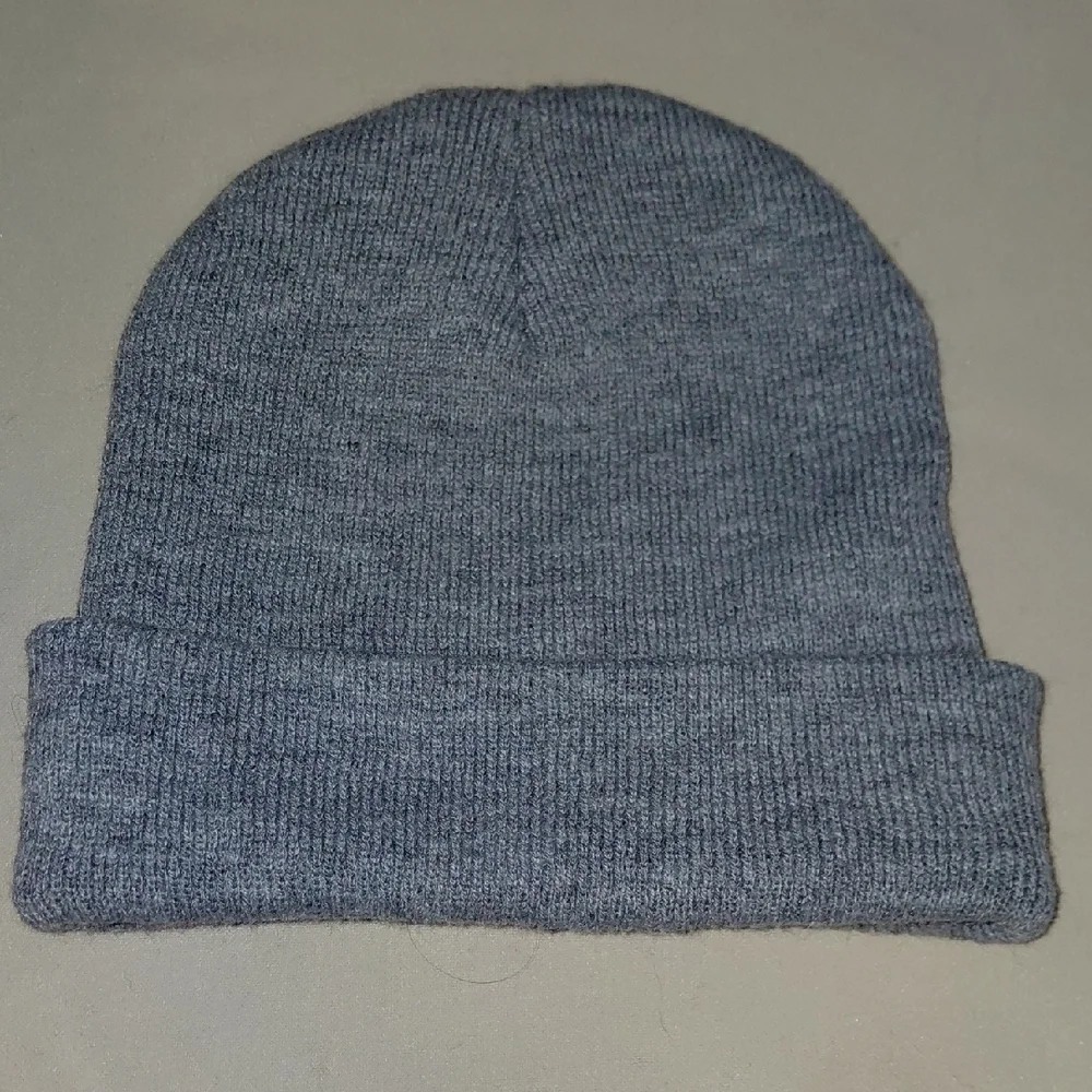 Naruto Gray Knit Beanie with Red Akatsuki Cloud Patch